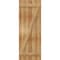 Ekena Millwork Joined Board-n-Batten Shutters w/Z-Bar, Rough Sawn Western Red Cedar, 21 1/2W x 58H, PR RBJ06Z21X058RWR - alternate 3